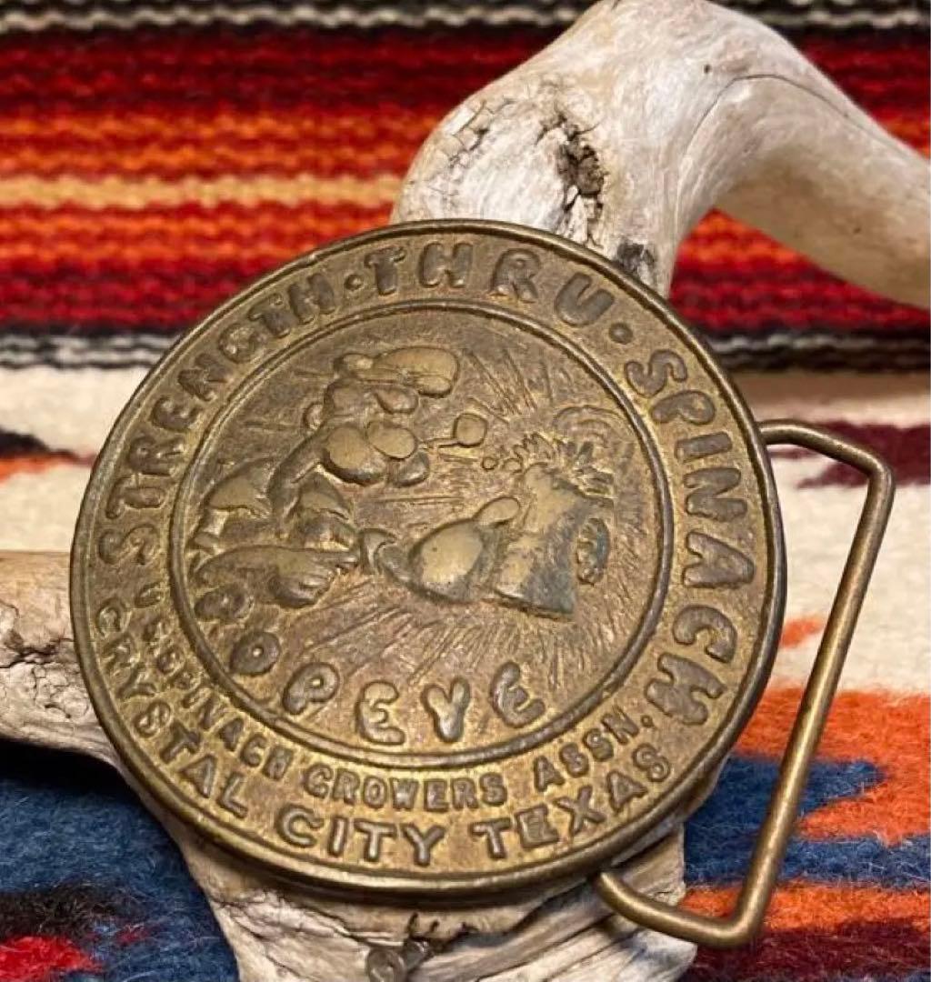 【04516】 popeye ポパイ ヴィンテージバックル