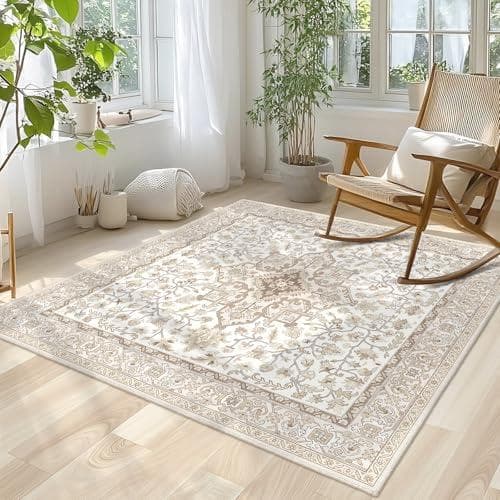 洗えるラグマット 2畳 190×190cm 正方形 洗える ペルシャ風 メダリa