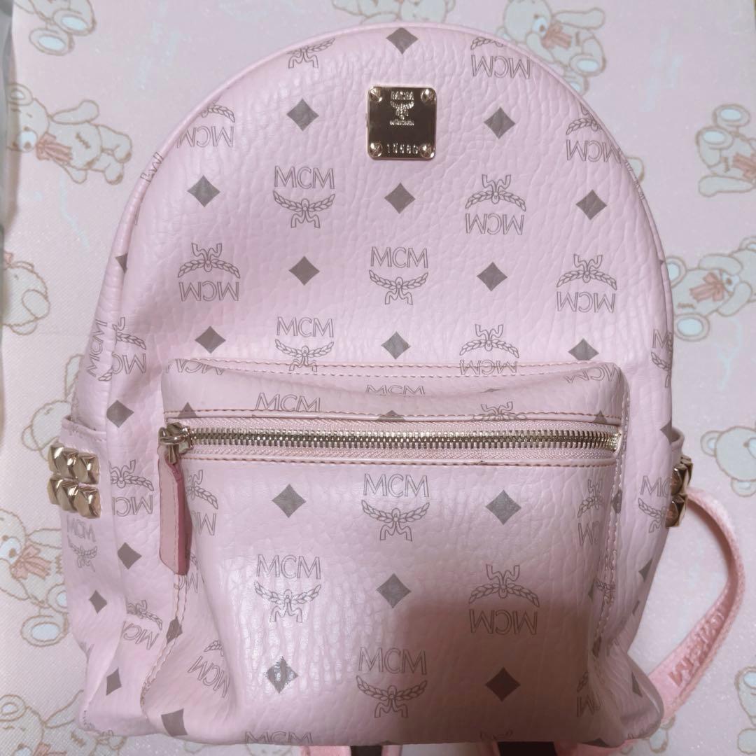 MCM パウダーピンク リュック　バックパック
