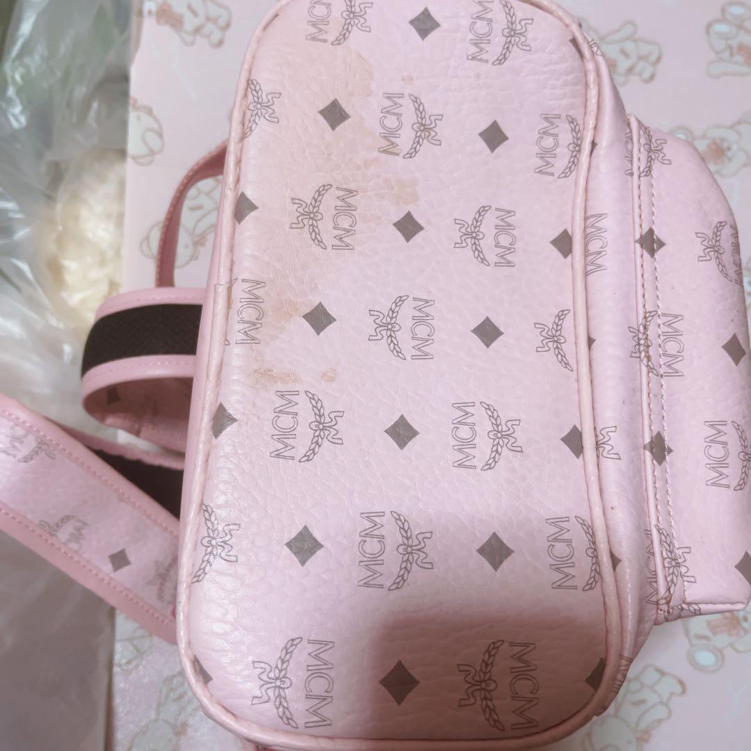 MCM パウダーピンク リュック　バックパック