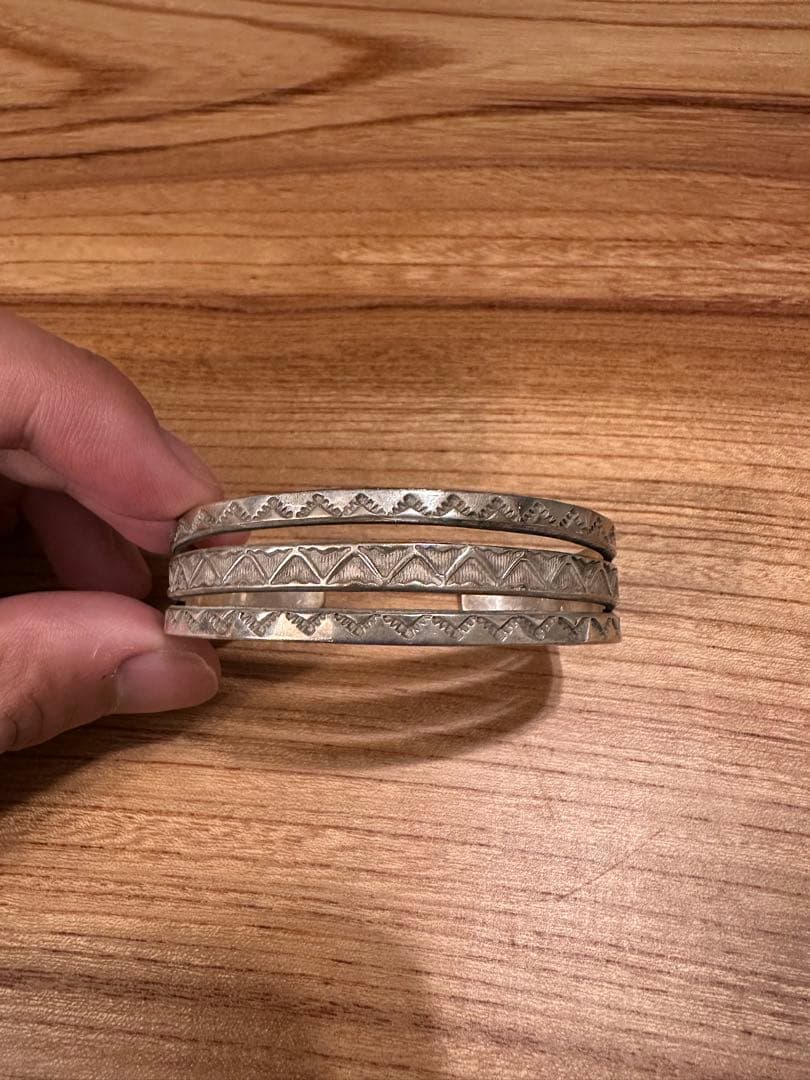 NAVAJO ナバホ ANDY CADMAN ワイドバングル 重厚