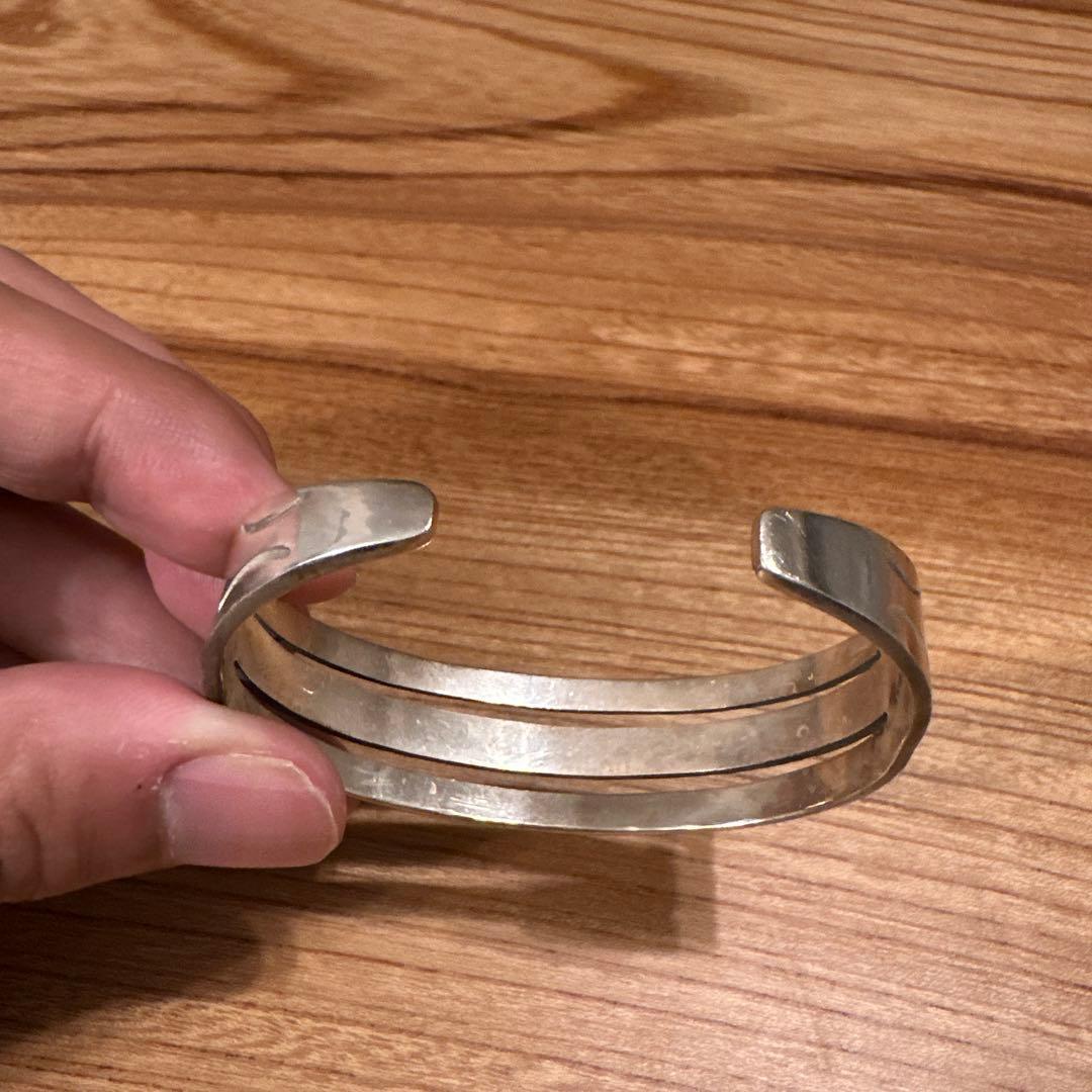 NAVAJO ナバホ ANDY CADMAN ワイドバングル 重厚