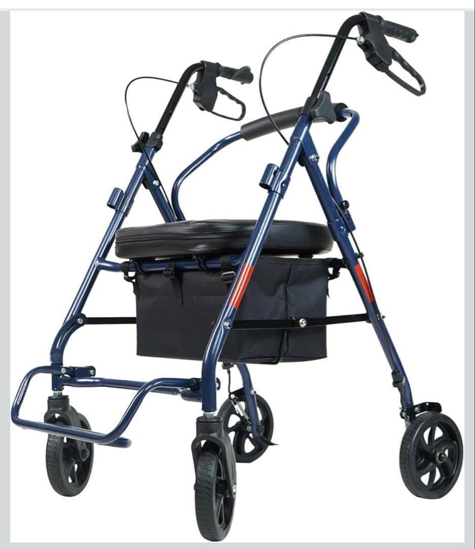 Fkstyle/折りたたみ式/4輪/シルバーカー/座れる