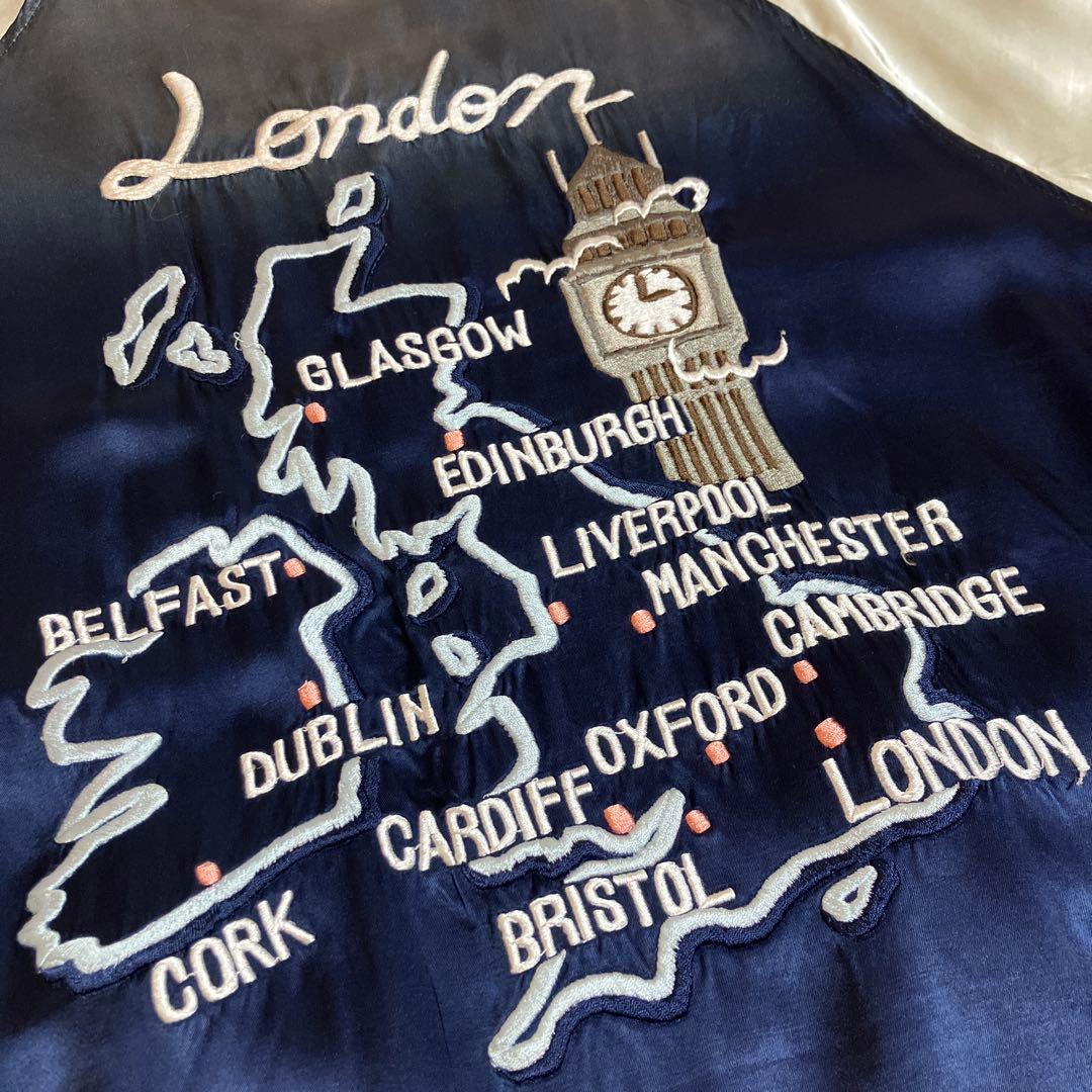 STAMMBAUM スカジャン シュタンバーム 刺繍 ブルゾン ロンドン