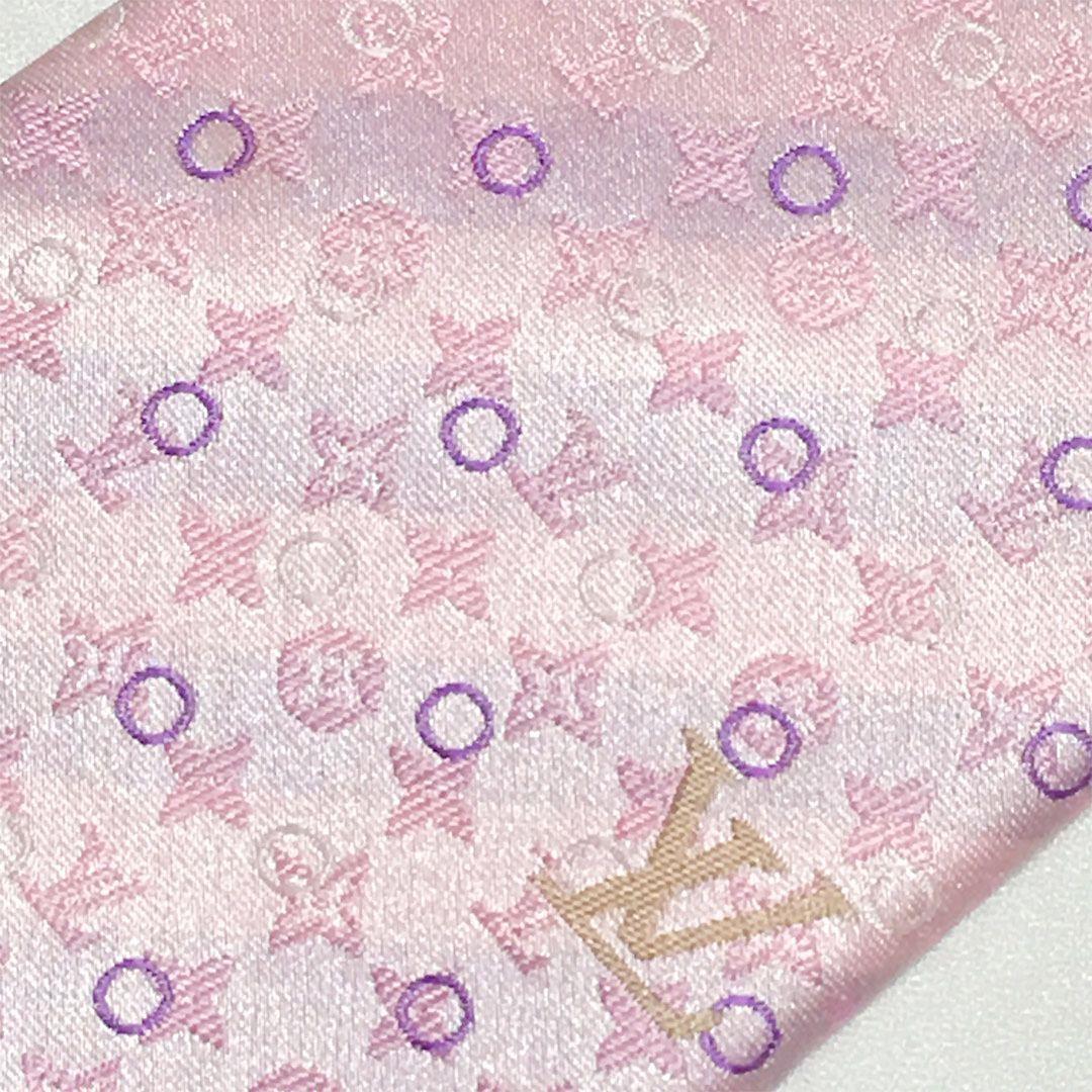 未使用級 ルイヴィトン Louis Vuitton ネクタイ ピンク モノグラム