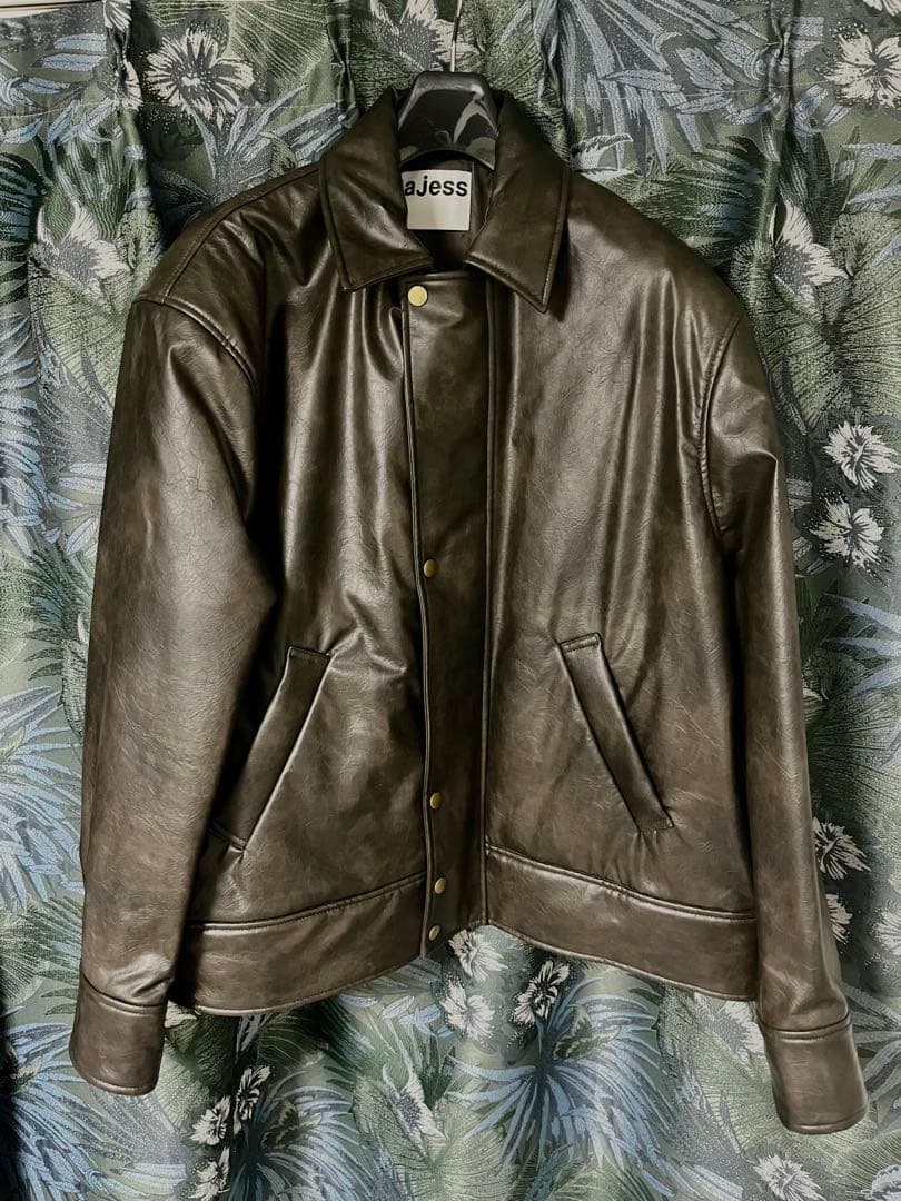 Gajess Giselle レザーブルゾン　ブラック