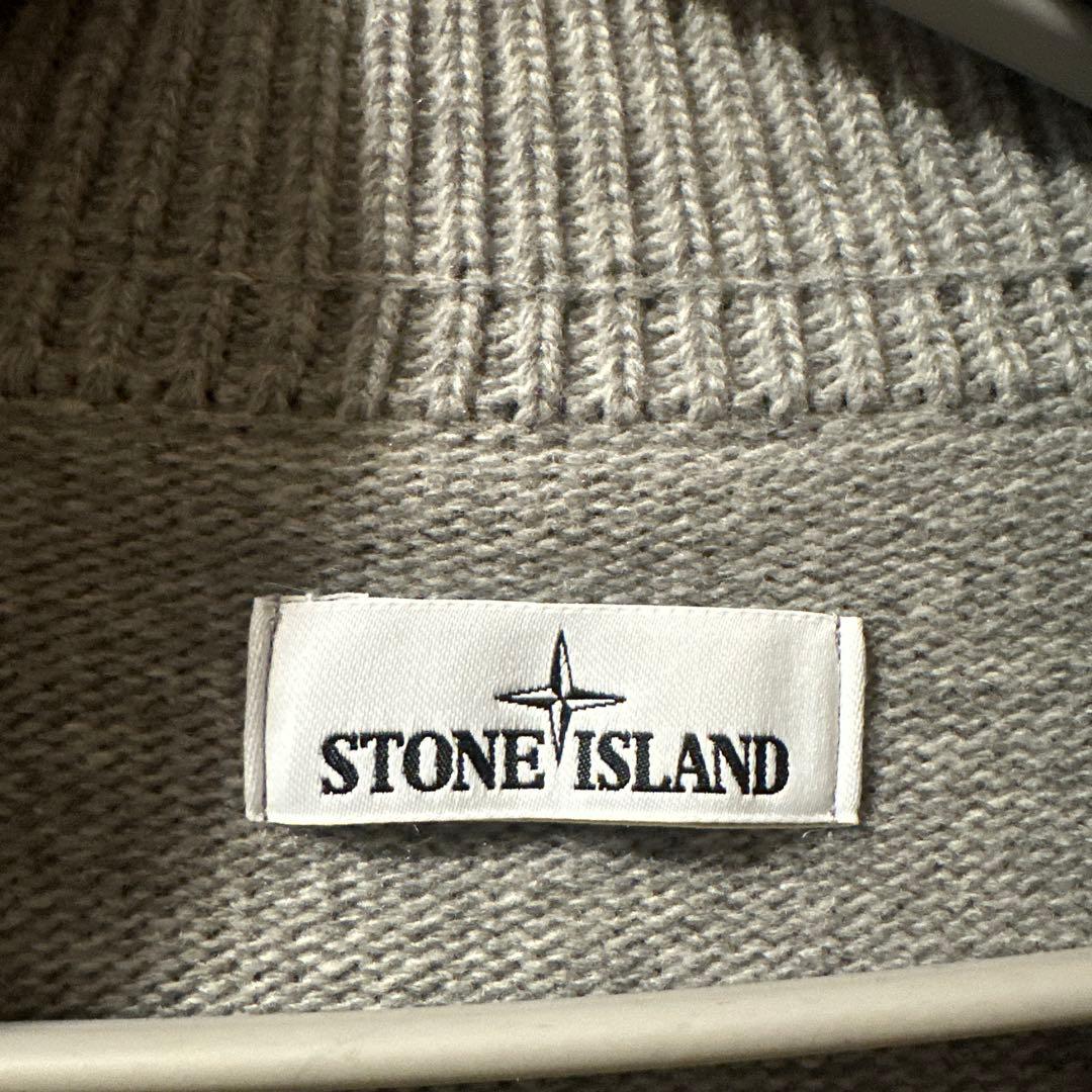 ストーンアイランド グレー カーディガン