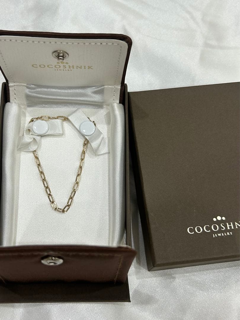 cocoshnik K10中空プレイドケーブルチェーンブレスレット