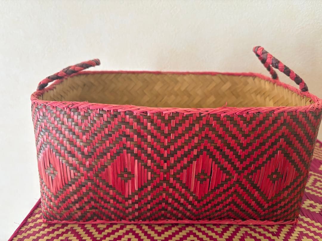 ピンク系収納ボックス２点セット ソカシ かごバスケット インテリア