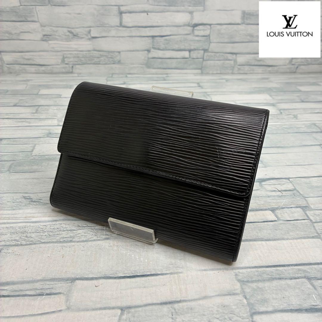 美品　50 LOUIS VUITTON ルイヴィトン　エピ　三つ折り財布
