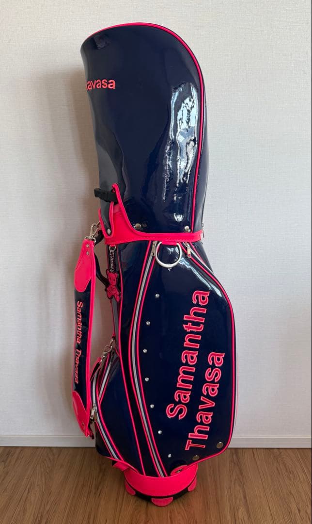 【美品】サマンサタバサ エナメル キャディバッグ