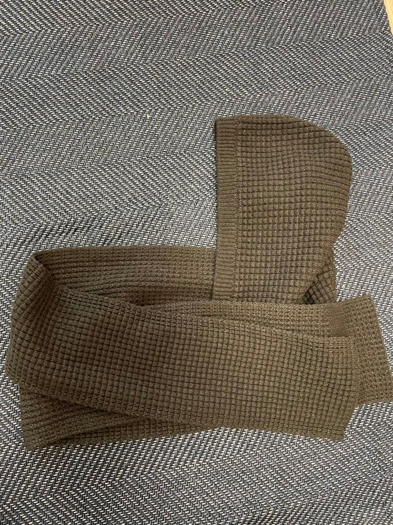 小物 Comfortable Reason Waffle Hood Scarf BRN