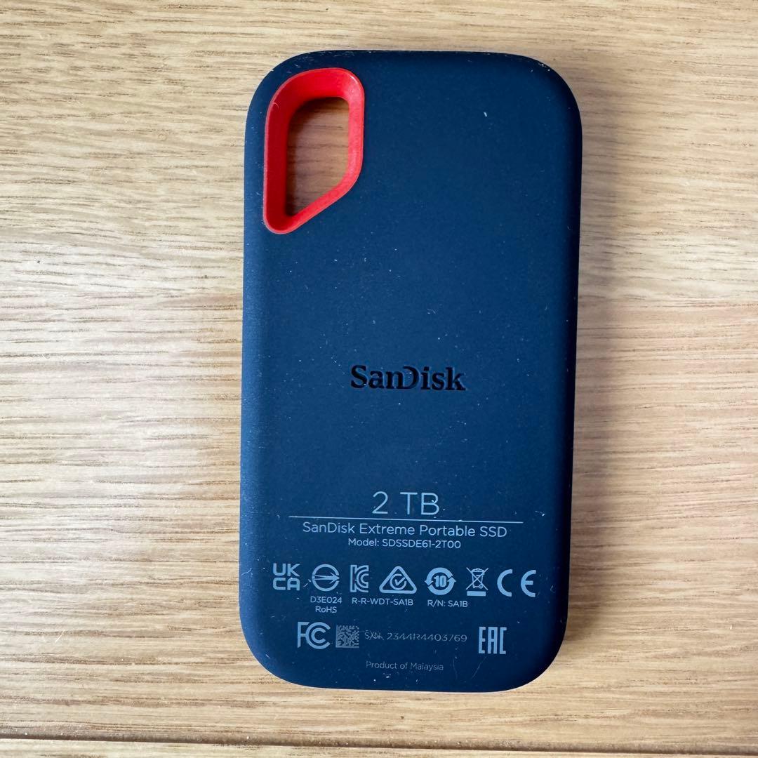 SanDisk Extreme ポータブルSSD 2TB