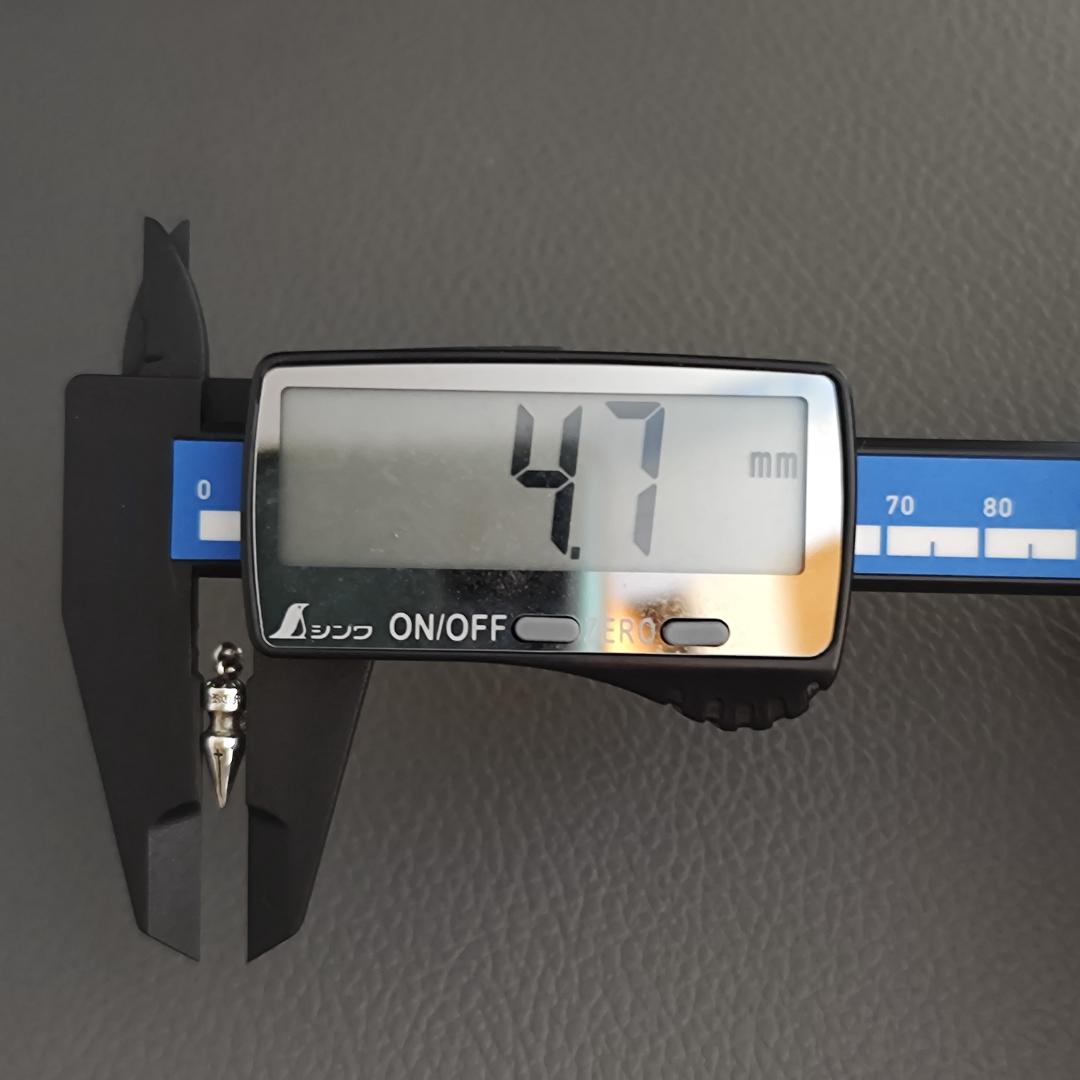 CHROME HEARTS クロムハーツ スパイク ドロップ ピアス 片耳