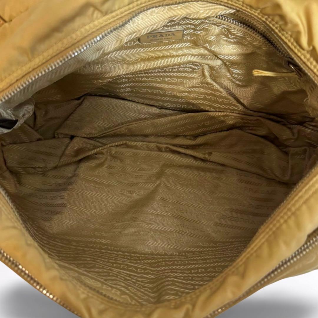 【正規品】プラダ PRADA ギャラカード メッセンジャー ナイロン×パイソン