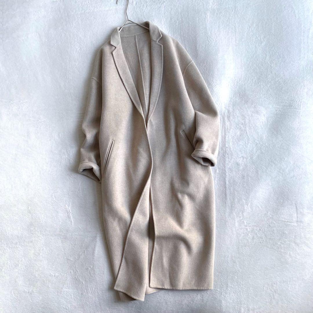 【美品✨】Plage ハミルトンテーラードコート　ダブルフェイス　抜け感　36