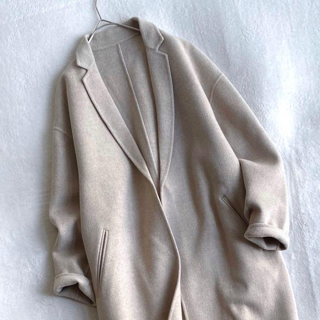 【美品✨】Plage ハミルトンテーラードコート　ダブルフェイス　抜け感　36