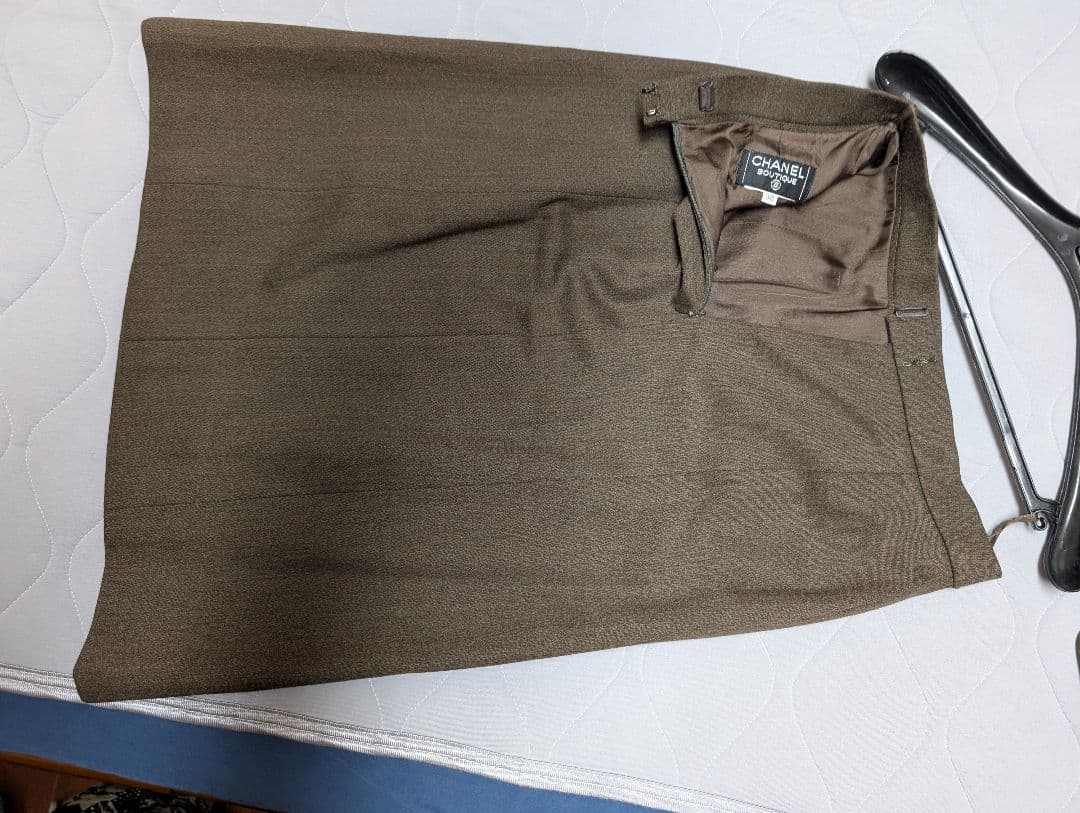 CHANEL ダブルブレストジャケット 38 ブラウン