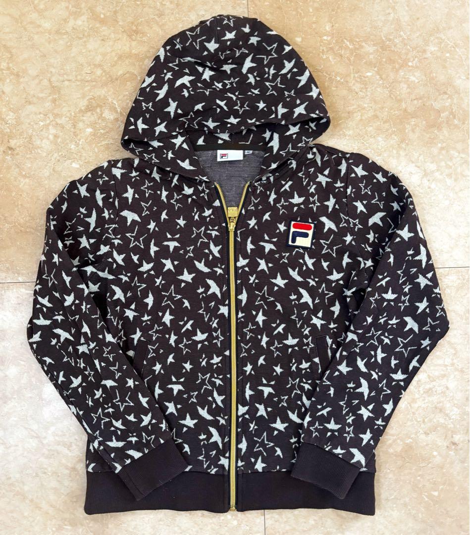 FILA 星柄　パーカー、ゲームシャツ、ショートパンツの3点セットM