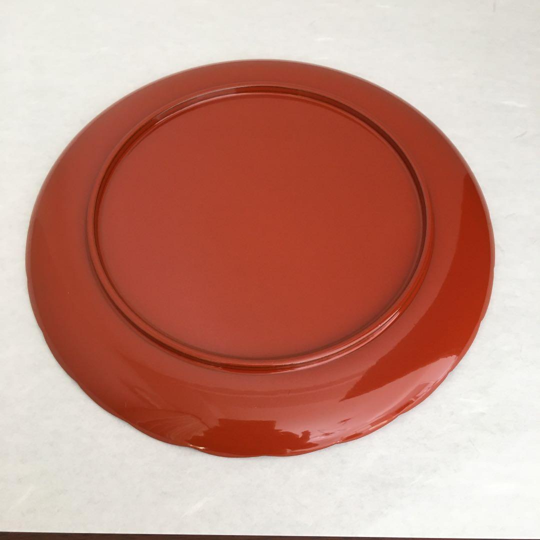 新品未使用　洗朱　菊皿　5枚