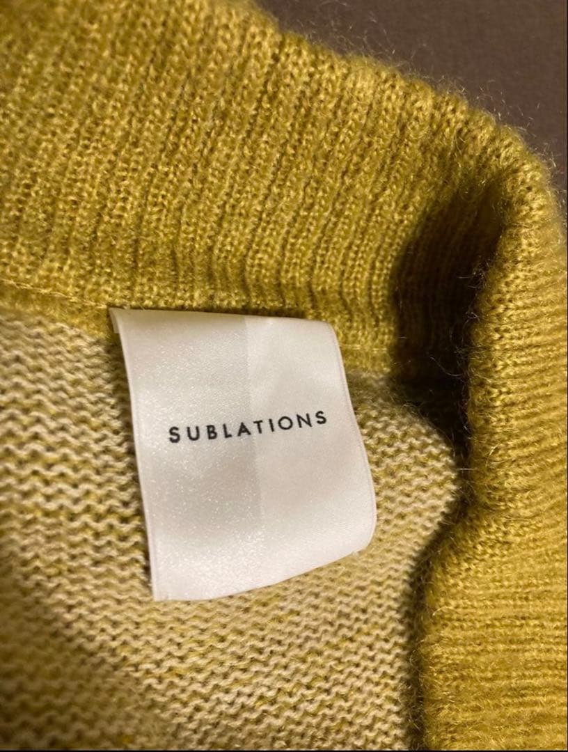 SUBLATIONS モヘアカーディガン