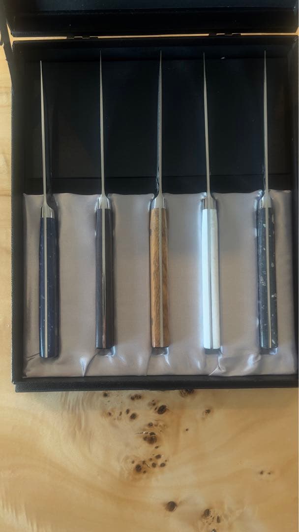 高村刃物　テーブルナイフ 5本セット 半年かけて作ったオーダーメイド 未使用品