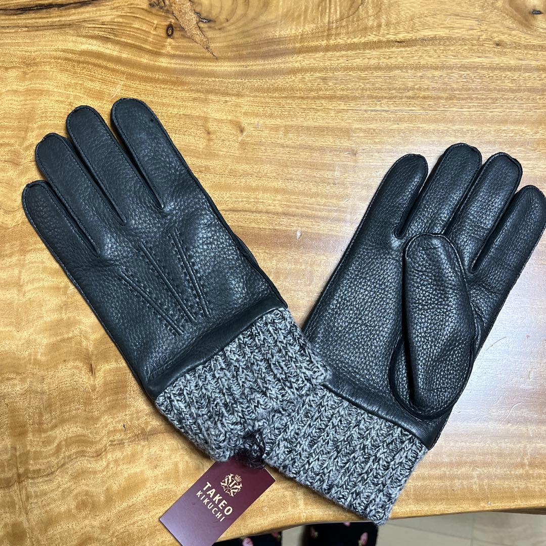 【タグ付き】TAKEO KIKUCHI レザー手袋