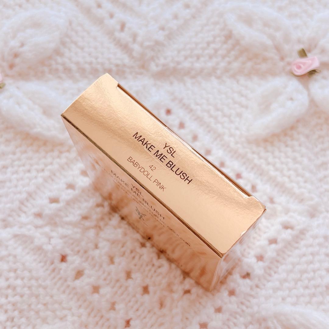 YSL メイクミーブラッシュ パウダー S 42 ベビードール ピンク 6g