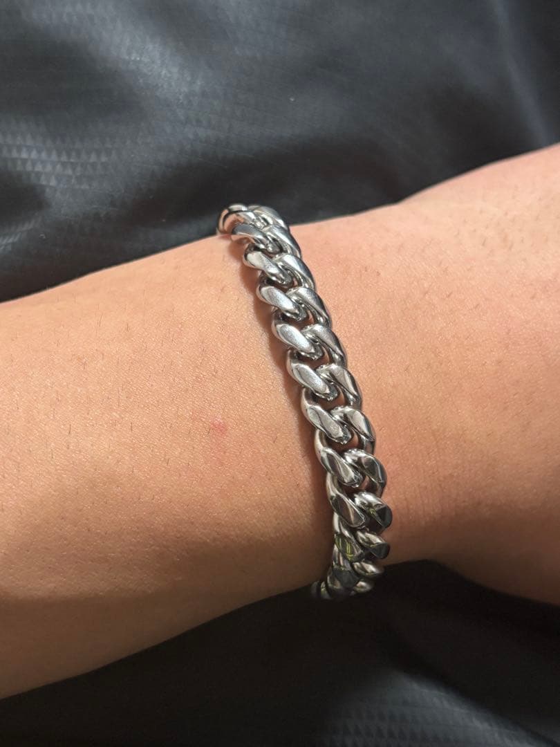 シルバー925 マイアミ ブレスレット14kGF AVALANCHE 喜平