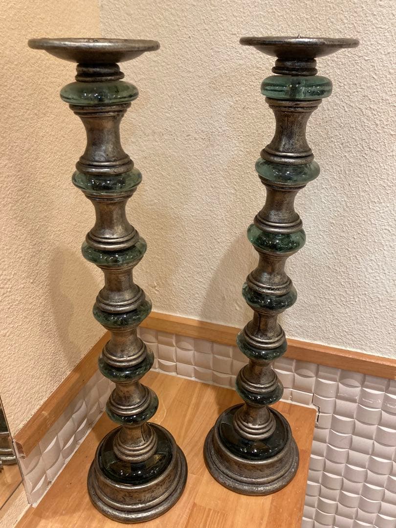 アンティーク　キャンドル立て　ローソク立て　キャンドルスタンド