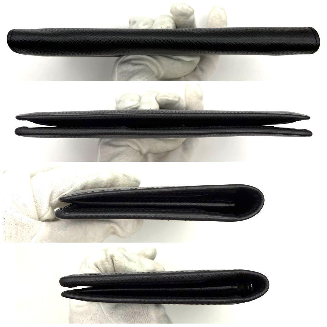 【極上美品】ルイヴィトン タイガ ポルトフォイユ ブラザ ノワール 黒 長財布