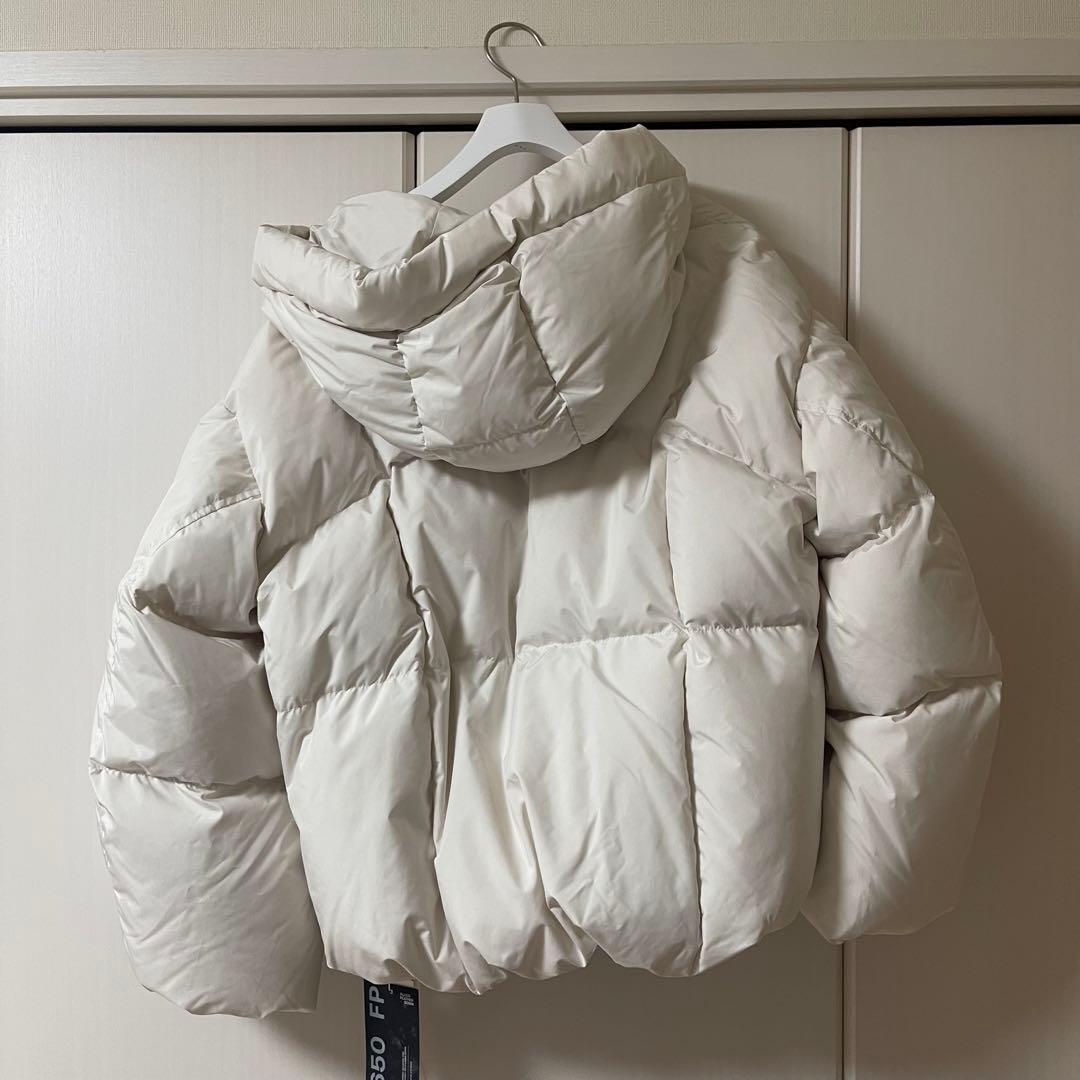 FRAY I.D フード付きダウンジャケット ホワイト