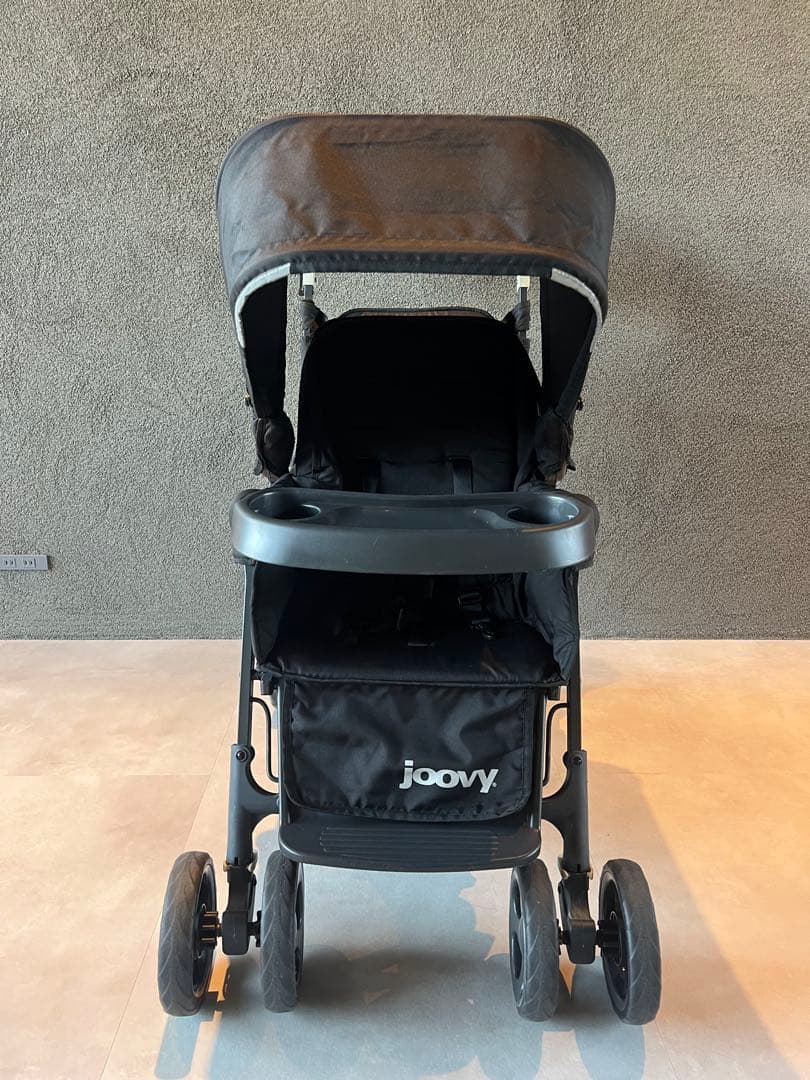 joovy 2人乗りベビーカー【リアシート付き】