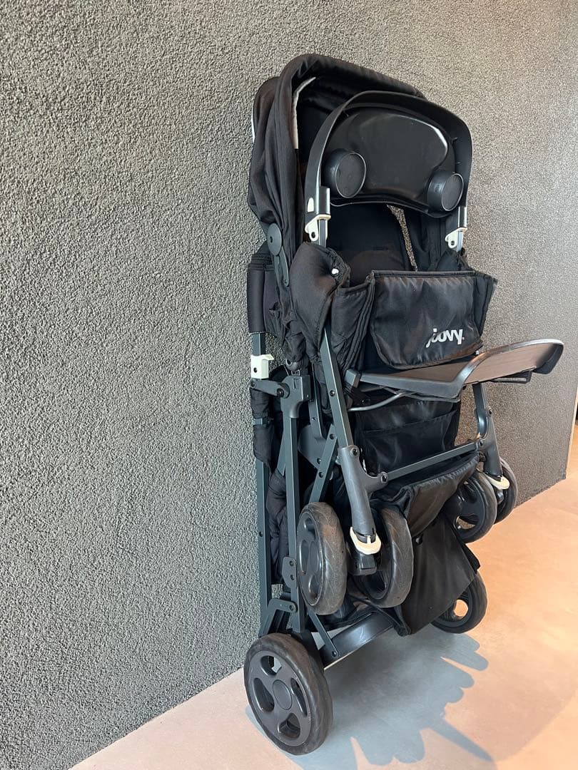 joovy 2人乗りベビーカー【リアシート付き】