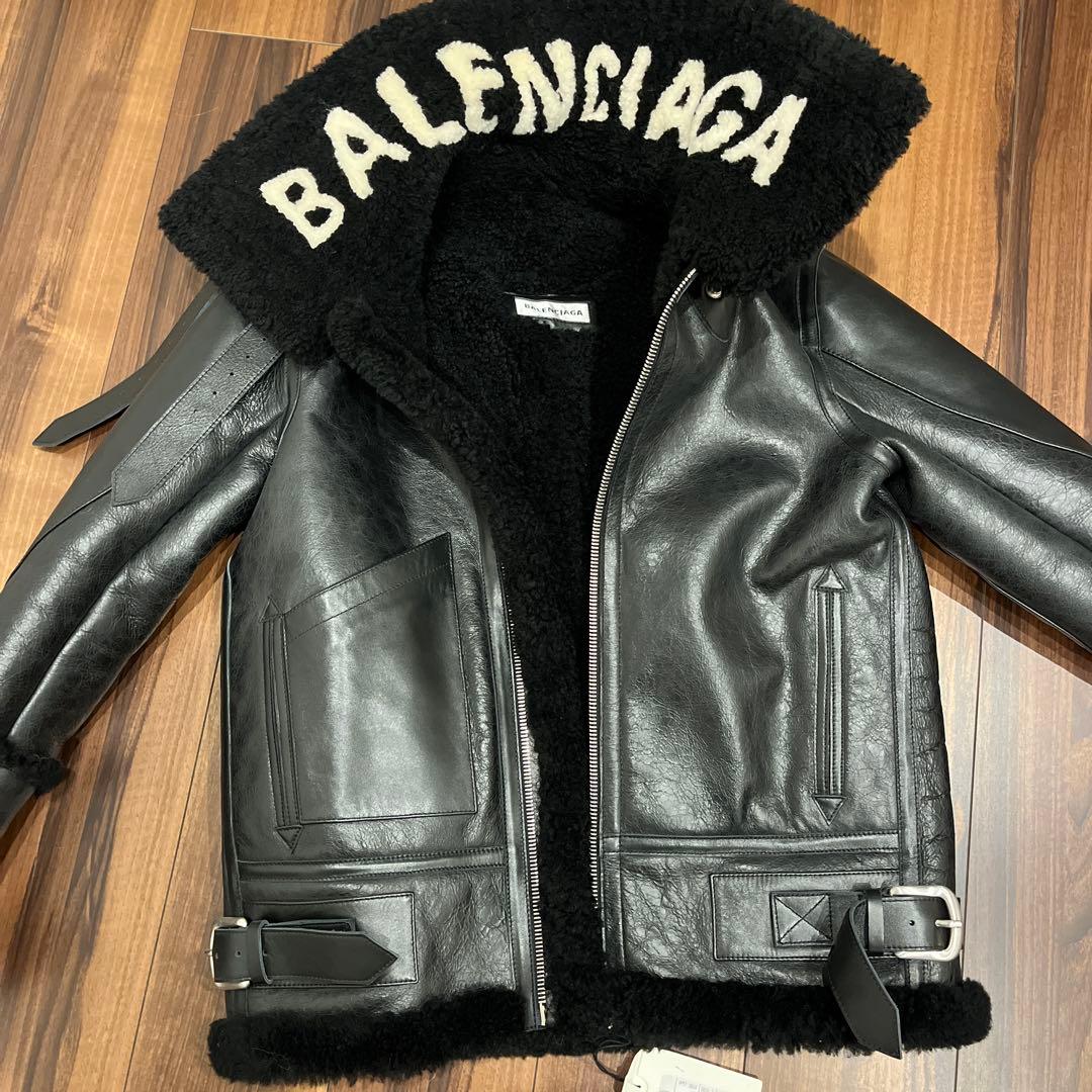 BALENCIAGA B-3 ムートンジャケット