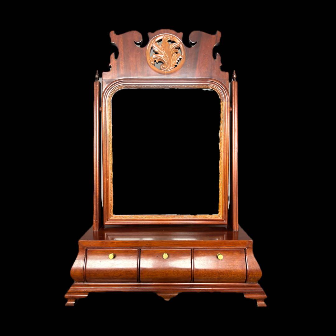 高級ドレッサー 鏡台 隠戸 58cm 11kg