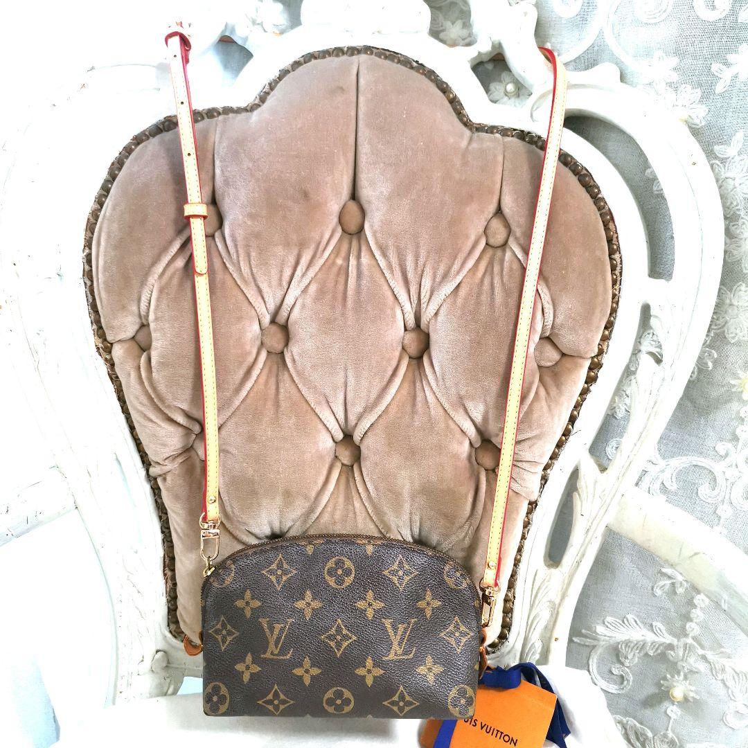 【レア品】ルイヴィトン モノグラム柄ポーチ コスメティック新品ショルダー鑑定済!