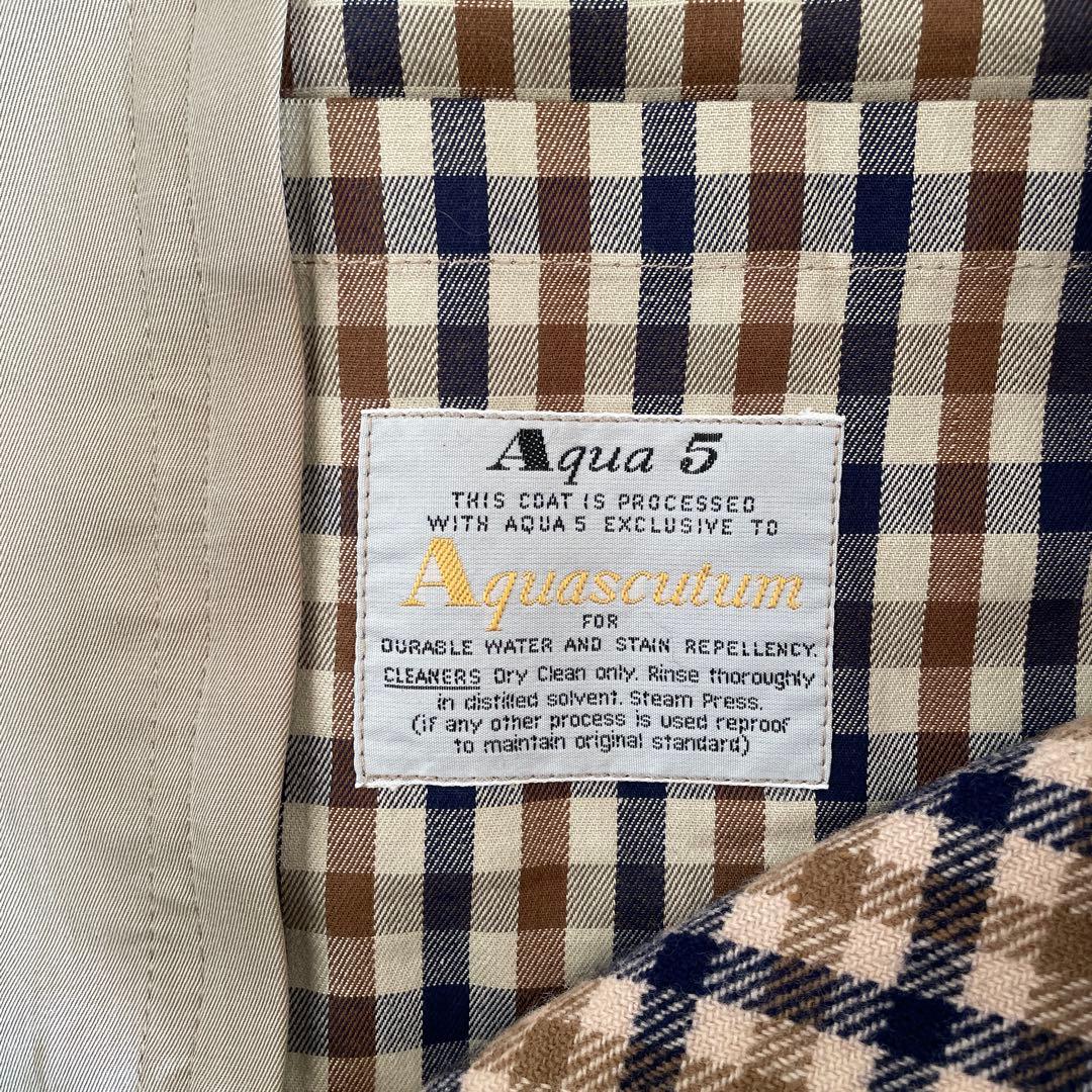 Aquascutum ベージュ トレンチコート
