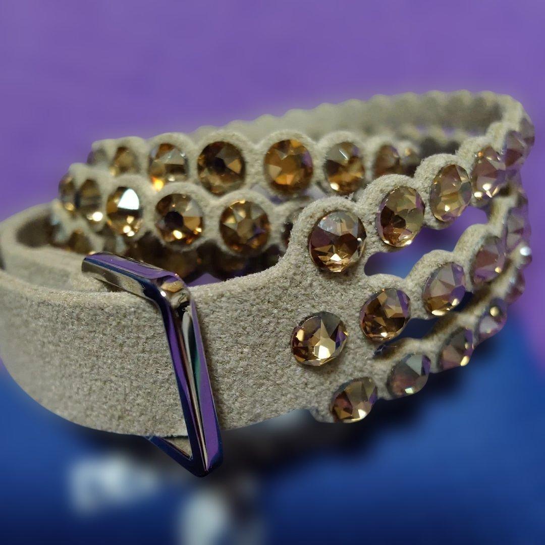 Swarovski ゴールド スエード ブレスレット4点おまとめ品