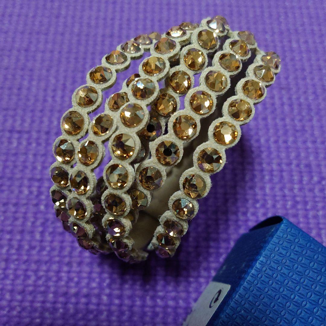 Swarovski ゴールド スエード ブレスレット4点おまとめ品