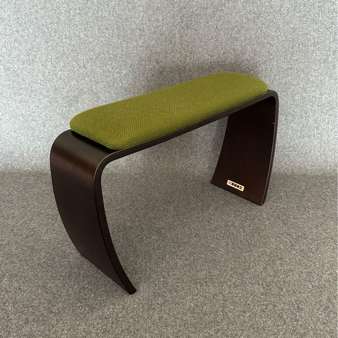 天童木工Tendo脇息アーム座椅子肘置きオリーブグリーン