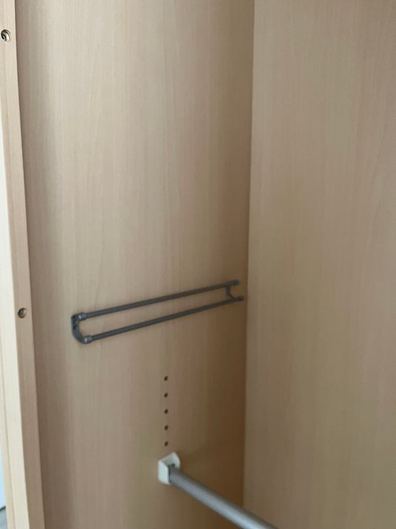 ミラー付き ワードローブ 収納タンス