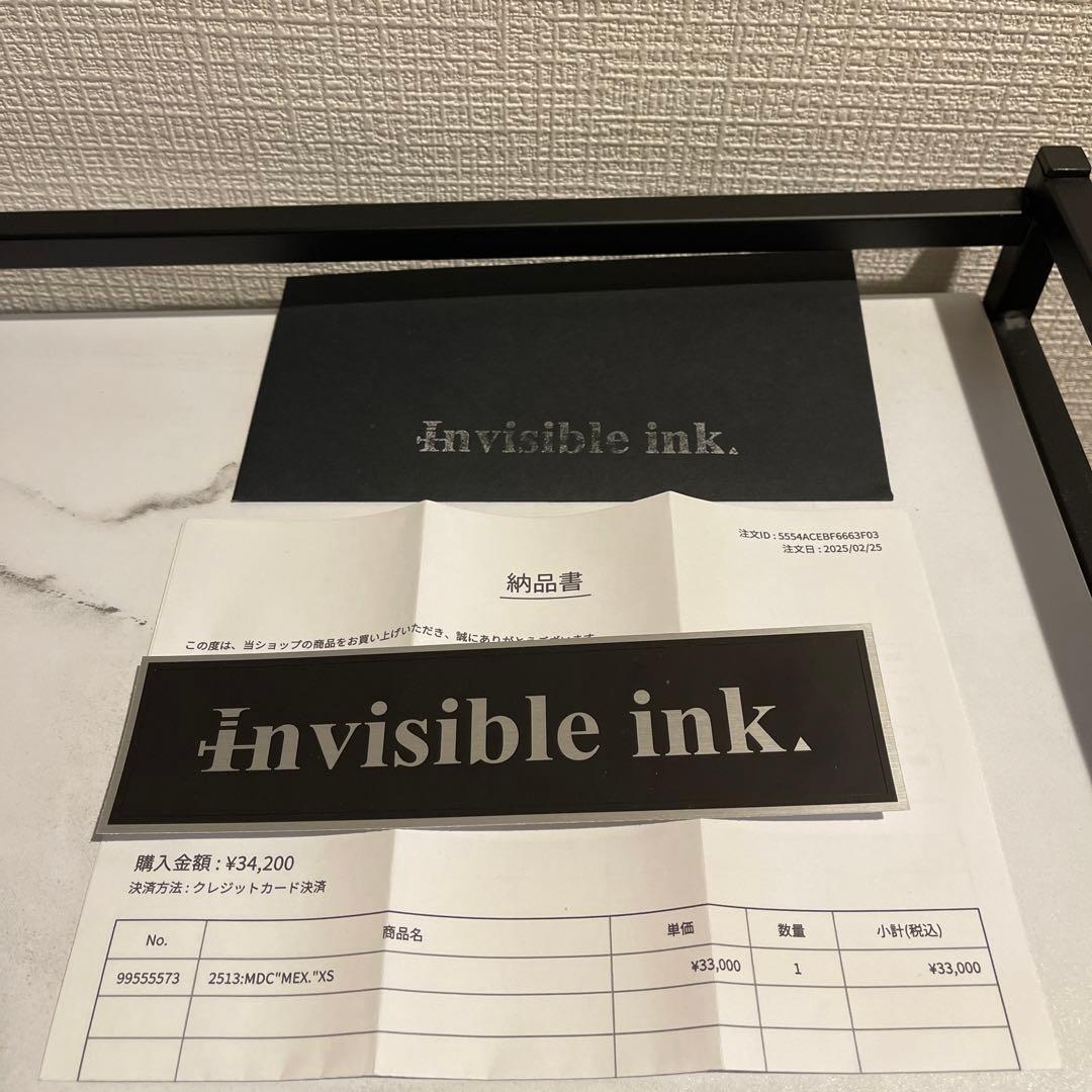 invisible ink MDC\"MEX.\"XS 新品　未使用