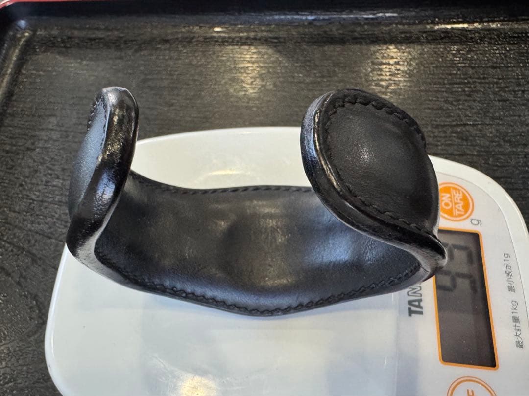 HARLEY DAVIDSON スカルバングル　レザーカバー