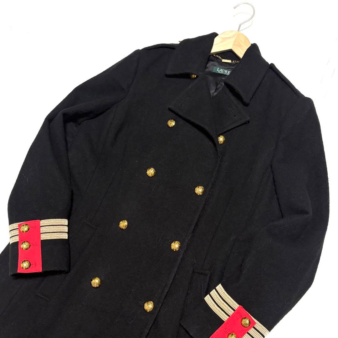 Ralph Lauren ✨金ボタン オフィサー ナポレオンコート　12　L