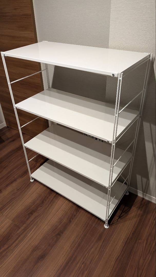 スチールユニットシェルフ ワイド 中 ライトグレー 無印良品