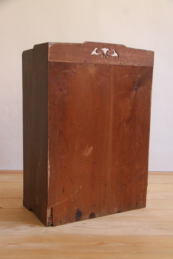 棚　2段　引き出し　木製　収納棚　古道具　古家具　ビンテージ　アンティーク