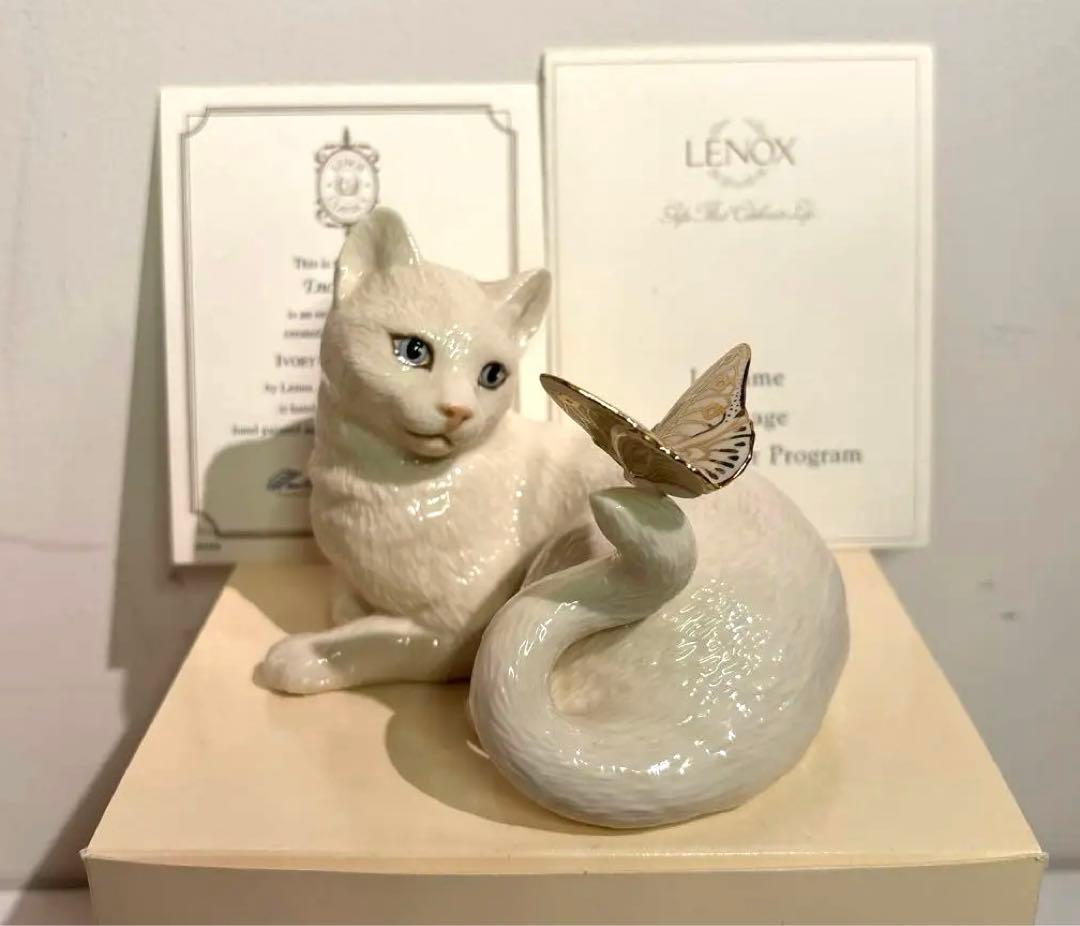 レノックス　lenox フィギュリン　猫
