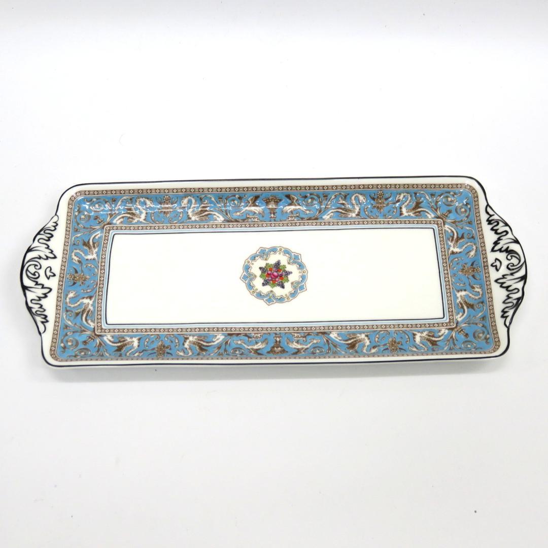  ウェッジウッド フロレンティーン ターコイズ サンドイッチ皿