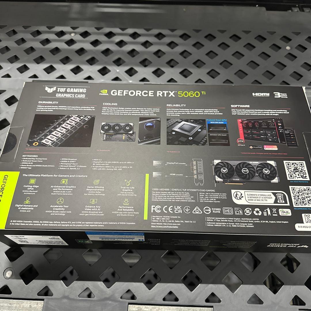 ASUS GeForce RTX 5060 Ti 16GB OC 新品
